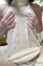 nora white sweater