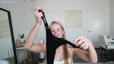 caroline zalog body mesh try-on-haul