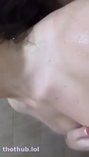 Amanda Cerny bare tits in shower