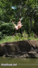 nude backflip