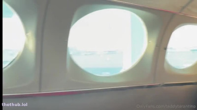 Kali Roses Threesome On A Private Plane