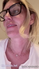 Diora Baird stuffing & rubbing out her pussy