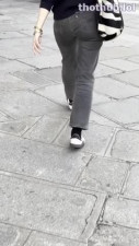 ass in the street