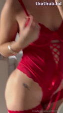 Masked bunny Red Lingerie