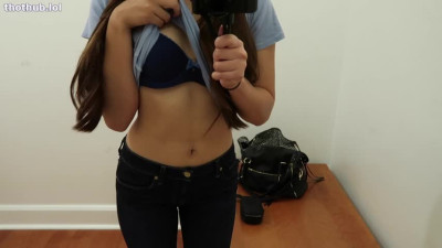 Rachelllx - Fucking my Dildo in a Fitting Room