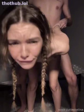 Crazycutelin Gets Fucked Hard Standing Up