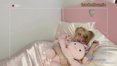 OnlyFans leaked daddy filmed me dont tell mommy lewdestbunnie on HDthot
