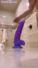 OnlyFans leaked Bigtittygothegg bathroom cowgirl ride on HDthot