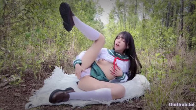 Kittyxkum OnlyFans leaked KittyxKum - Kagome Being Needy In The Middle of Nowhere on HDthot