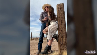 OnlyFans leaked Eden Ivy - outdoor cowboy roleplay deepthroat and fuck on HDthot
