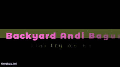 OnlyFans leaked YRSACLICKS /YRSADAWN - BACKYARD BIKINI TRY-ON HAUL on HDthot