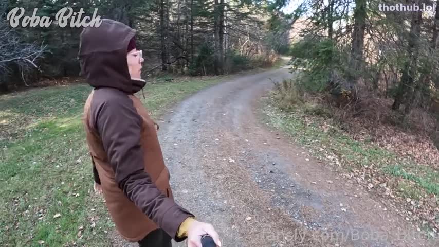 Boba Bitch outdoor clothing abandonment challenge