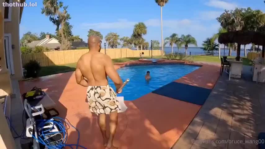 BigBootyBailey Poolside Sex Tape