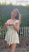 OnlyFans leaked brandy gordon nude in the garden on HDthot