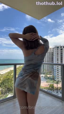 brandy gordon sheer dress