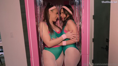 OnlyFans leaked Violet Starr & Gia Derza nasty threesome on HDthot