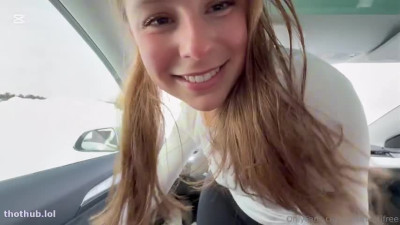 OnlyFans leaked juliettestj - BJ in a Tesla on HDthot