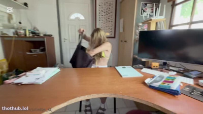 OnlyFans leaked juliettestj - Office Interview BJ on HDthot