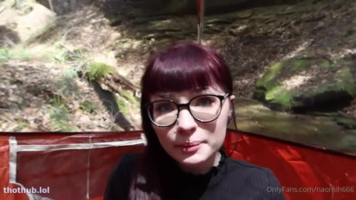 OnlyFans leaked naomih666 goth fucks bbc in tent on HDthot