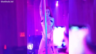 Bhad Bhabie OnlyFans leaked Bhad Bhabie tits out pole dance on HDthot