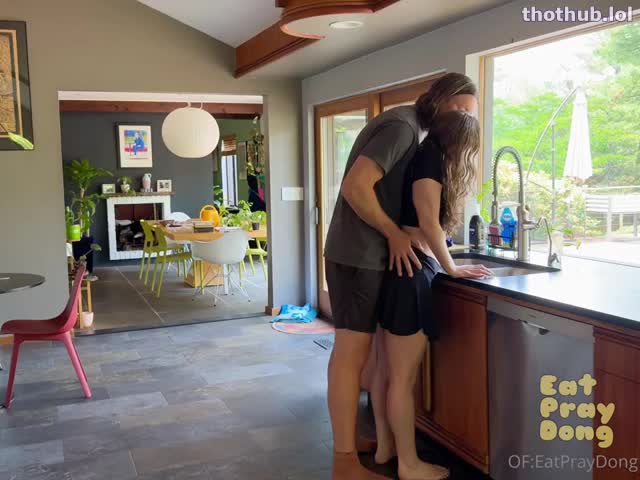 EatPrayDong Kitchen Counter Sex Tape