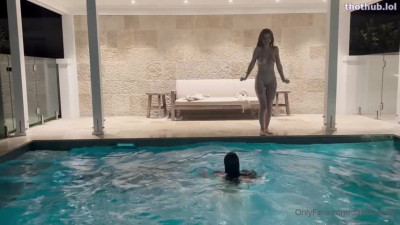 OnlyFans leaked Dainty Wilder x Caryn Beaumont Pool Fun on HDthot