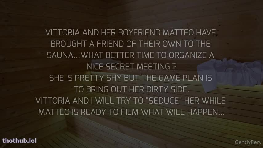 GentlyPerv NEW Sauna Threesome VIDEO