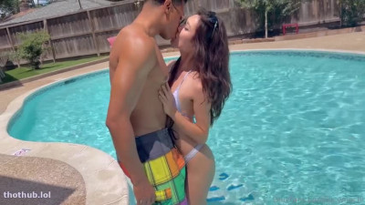 Lucy Mochi OnlyFans leaked Lucy Mochi NEW BBC Pool Sextape on HDthot