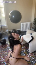 OnlyFans leaked Yhivi aka Kae_yli - Kitten Celebrating With Anal Plug & Squirting With Vibrator on HDthot