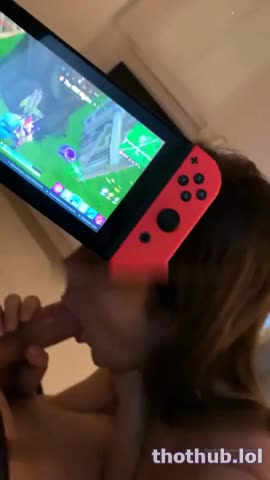 Ellie Leen Suck BF Dick While Playing Game And Get Fucked In Doggy