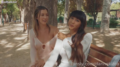 OnlyFans leaked Daringkiara, FlashingEmma public exhibitionists on HDthot