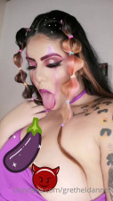 gretheldanner OnlyFans leaked A very slimy gift  A Russian straw with my cute tits on HDthot
