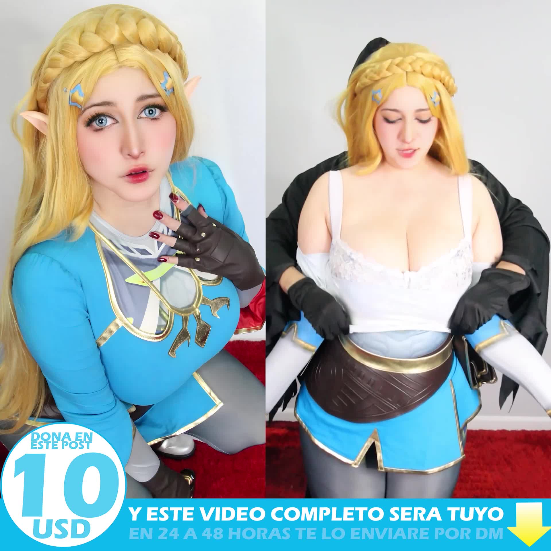 COSPLAY: PRINCESA ZELDA (PRINCESS ZELDA) VIDEO COMPLETO S..