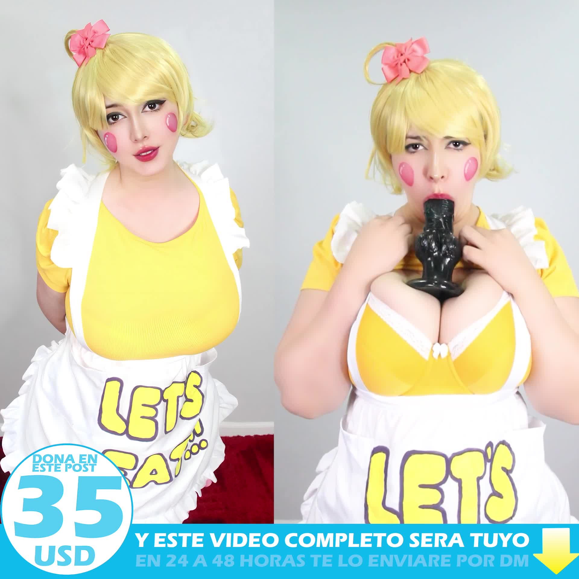 🎀 COSPLAY: TOY CHICA - FNAF⭐ VIDEO COMPLETO SIN CORTES / FUL..