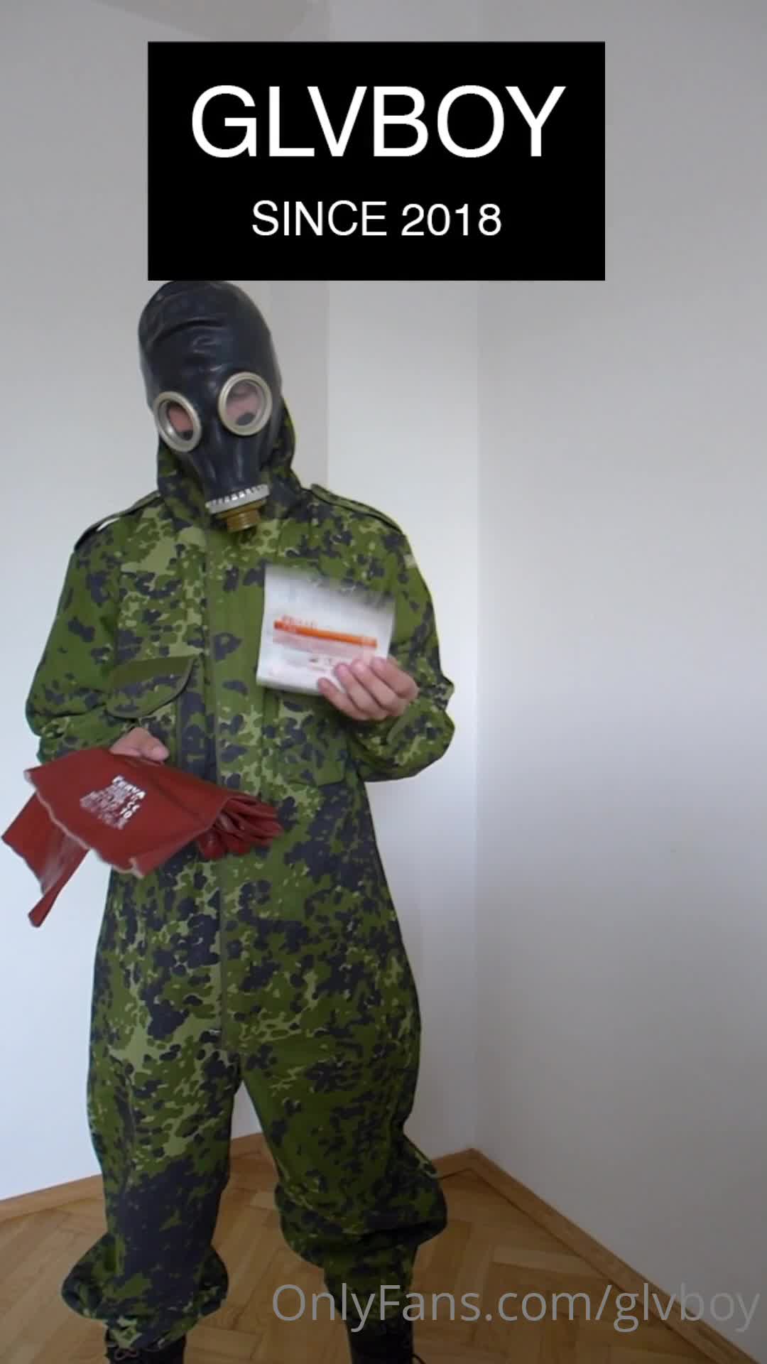 I was so so horny while wearing this Danish CBRN suit. Mixed..