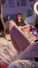 thiccameron OnlyFans leaked i haven’t used my glass toy in awhile i forgot how much i li.. on HDthot