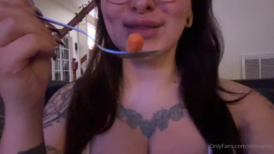 reiinapop OnlyFans leaked Reiinapop - I wanted to practice my swallowing skills more, so I made st.. on HDthot