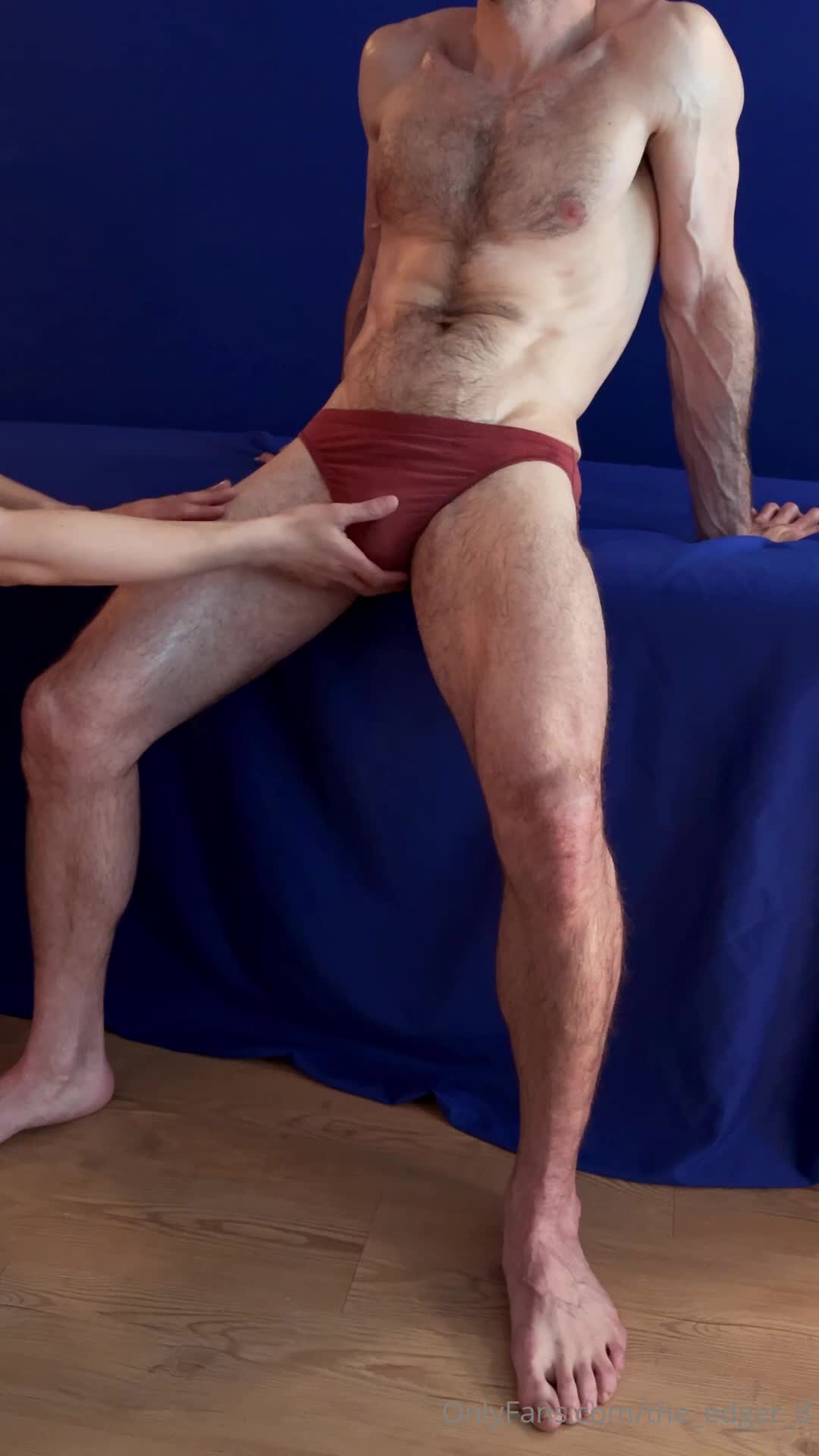 The_edger_8 - Edging Hung AdonisFULL SESSION (44:10) This honestly may be ..