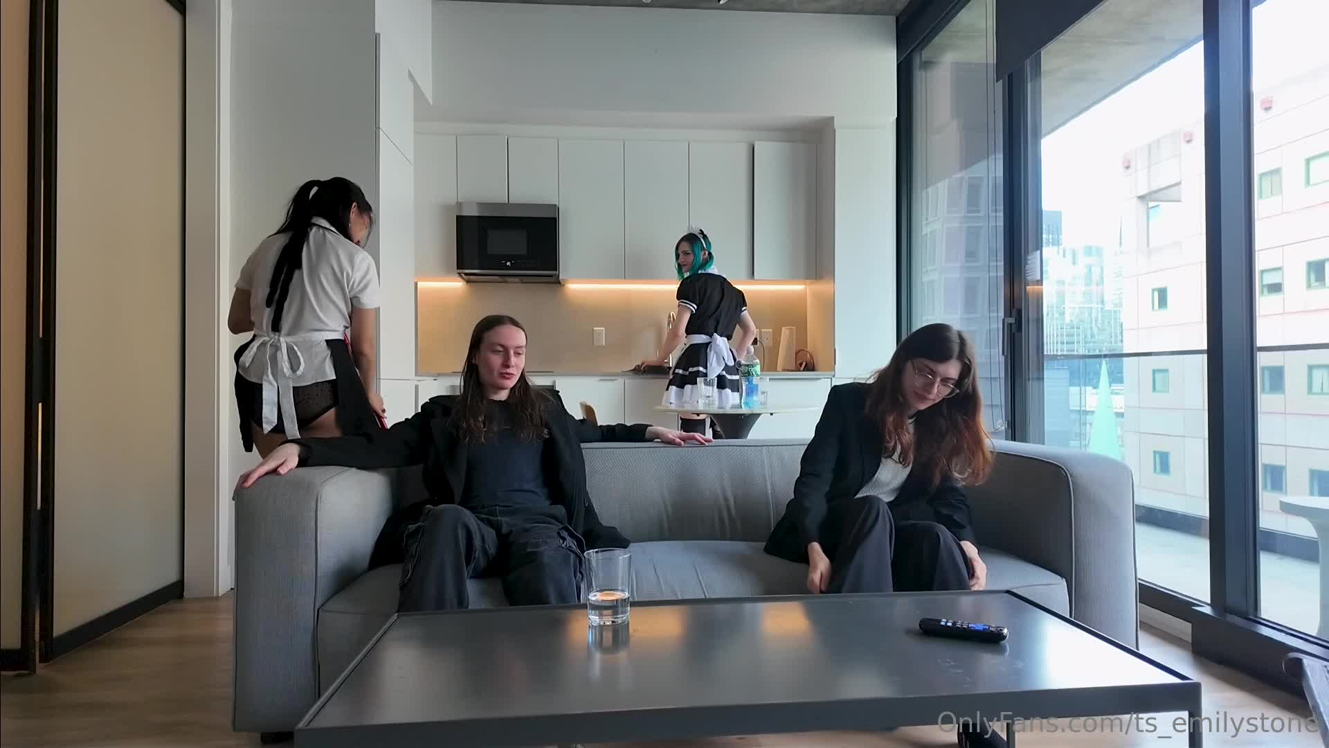 Ts_emilystone - enjoy. group scene with @basedtransgirl, Mia Thorne & Lola ..