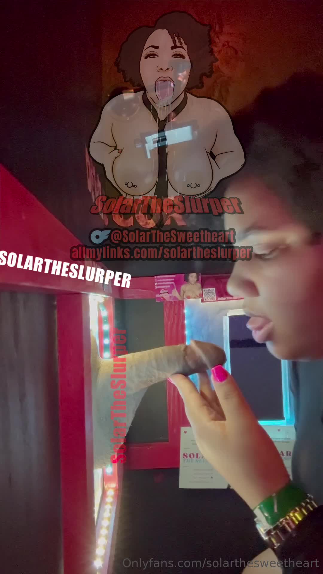 Solarthesweetheart - Usually Im the best eater at the Gloryhole  but he decide..