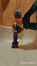 OnlyFans leaked cajungoblin creamy dildo goth mommy on HDthot