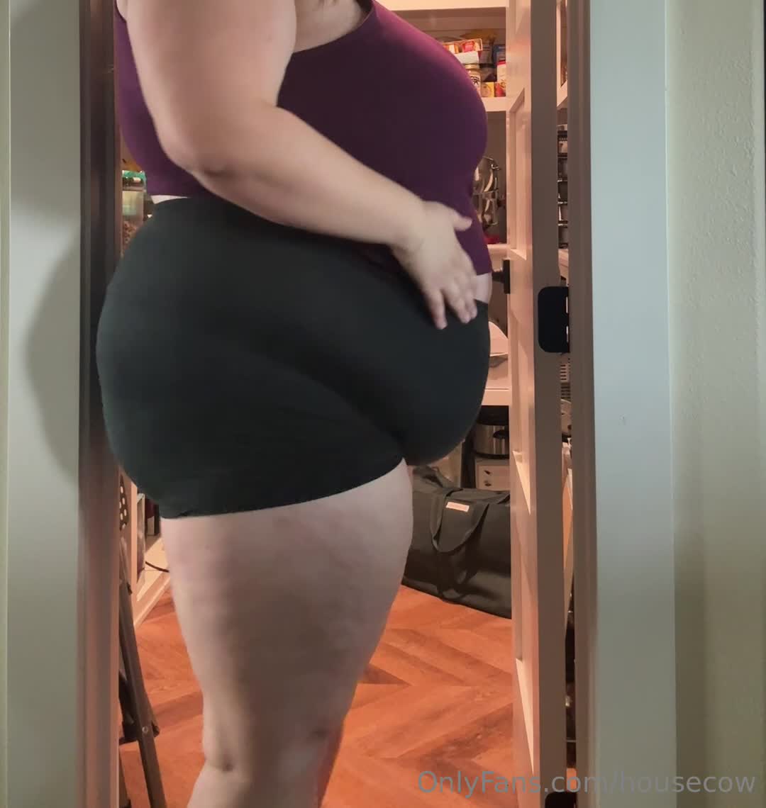 Housecow -  was curious about how i’m fitting through the pantry.. obv..