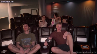 Lucy Mochi OnlyFans leaked Lucy Mochi - BGBG With Quinn Finite In Movie Theatre on HDthot