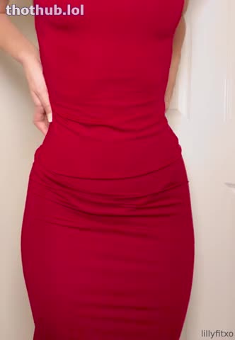 red dress lillyfitxo