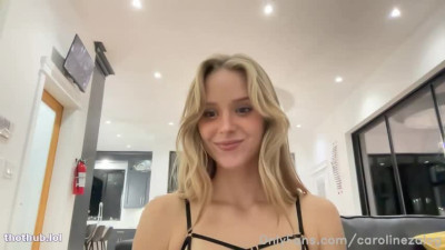 OnlyFans leaked Caroline Zalog Live Shower and bedroom stream on HDthot