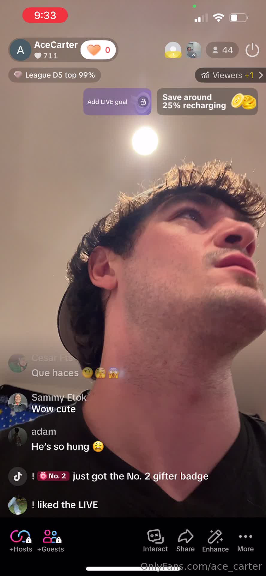 Ace_carter - I took my dick out on tiktok Live again today. sorry i forgo..