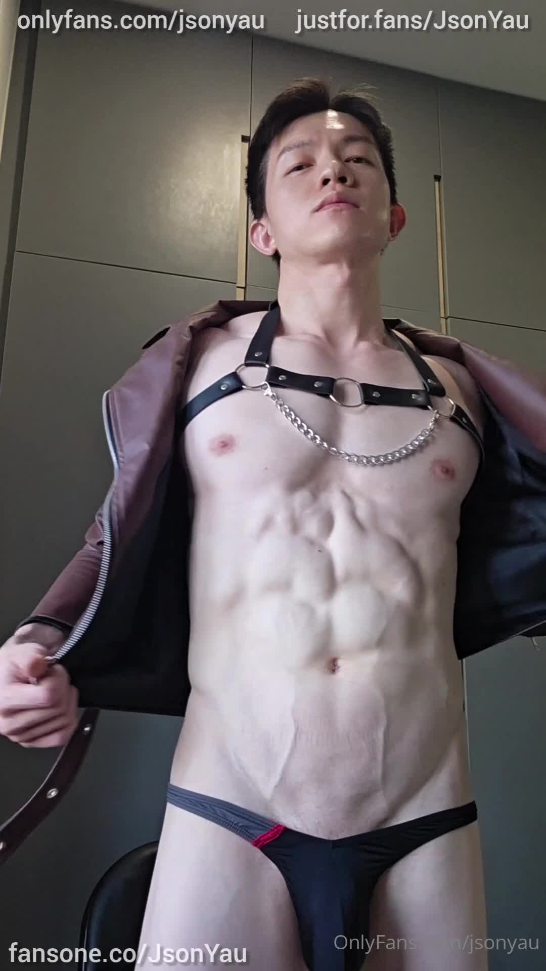Jsonyau - Do you miss me doing solo jerk off with sounding, nipple cla..
