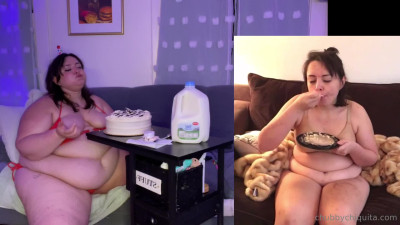 chubbychiquita OnlyFans leaked Chubbychiquita - a few side by side clips of ~160 vs 400! it's hard to believ.. on HDthot