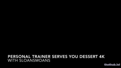 sloansmoans OnlyFans leaked personal trainer serves you dessert sloansmoans on HDthot