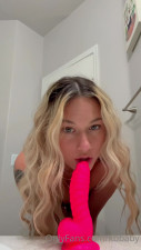 cartercameron OnlyFans leaked Cartercameron - sucking and riding my hot pink dildo on HDthot